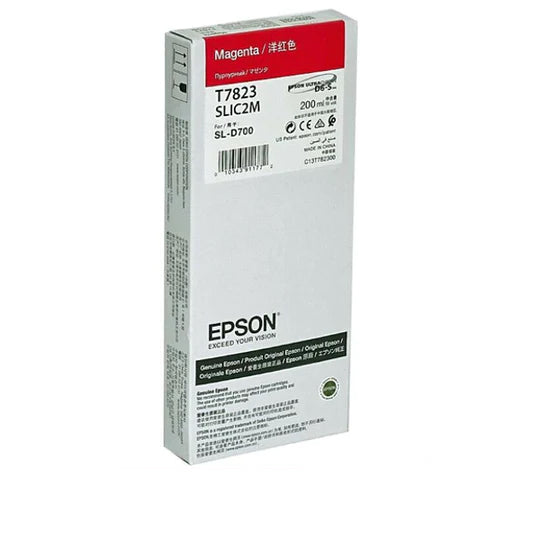 Epson T7823 Ink Magenta per SL-D700 C13T782300 Epson T7823 Ink Magenta per SL-D700 C13T782300
